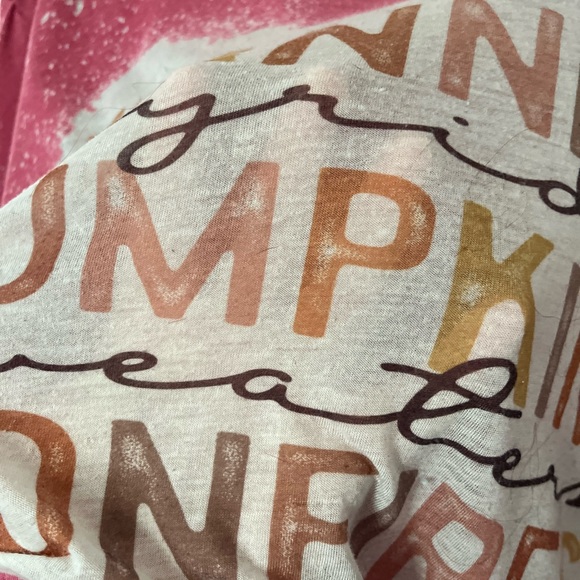 3XL Bella Canvas Fall Sublimation Bleached T-shirt plus Size - Picture 5 of 6